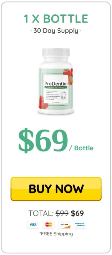 prodentim-1-bottle-price-$69